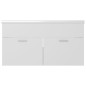 vidaXL Mueble con lavabo madera de ingeniería blanco vidaXL Mueble con lavabo madera de ingeniería blanco