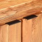vidaXL Aparador de madera maciza de acacia 59x33x75 cm