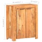 vidaXL Aparador de madera maciza de acacia 59x33x75 cm