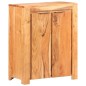 vidaXL Aparador de madera maciza de acacia 59x33x75 cm