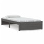 vidaXL Estructura de cama madera maciza gris 90x200 cm vidaXL Estructura de cama madera maciza gris 90x200 cm