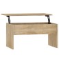 vidaXL Mesa de centro madera contrachapada roble Sonoma 80x50,5x41,5cm