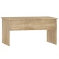 vidaXL Mesa de centro madera contrachapada roble Sonoma 80x50,5x41,5cm