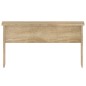 vidaXL Mesa de centro madera contrachapada roble Sonoma 80x50,5x41,5cm