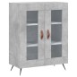 vidaXL Aparador de madera de ingeniería gris hormigón 69,5x34x90 cm vidaXL Aparador de madera de ingeniería gris hormigón 69,5x34x90 cm