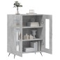 vidaXL Aparador de madera de ingeniería gris hormigón 69,5x34x90 cm vidaXL Aparador de madera de ingeniería gris hormigón 69,5x34x90 cm