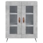 vidaXL Aparador de madera de ingeniería gris hormigón 69,5x34x90 cm vidaXL Aparador de madera de ingeniería gris hormigón 69,5x34x90 cm