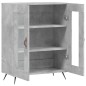 vidaXL Aparador de madera de ingeniería gris hormigón 69,5x34x90 cm vidaXL Aparador de madera de ingeniería gris hormigón 69,5x34x90 cm
