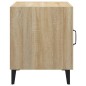 vidaXL Mesitas de noche 2 uds madera contrachapada color roble Sonoma vidaXL Mesitas de noche 2 uds madera contrachapada color roble Sonoma