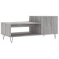 vidaXL Mesa de centro madera contrachapada gris Sonoma 100x50x45 cm vidaXL Mesa de centro madera contrachapada gris Sonoma 100x50x45 cm