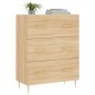vidaXL Aparador de madera de ingeniería roble Sonoma 69,5x34x90 cm vidaXL Aparador de madera de ingeniería roble Sonoma 69,5x34x90 cm