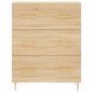 vidaXL Aparador de madera de ingeniería roble Sonoma 69,5x34x90 cm vidaXL Aparador de madera de ingeniería roble Sonoma 69,5x34x90 cm