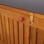 vidaXL Banco de almacenaje con cojín madera maciza de acacia 148 cm vidaXL Banco de almacenaje con cojín madera maciza de acacia 148 cm