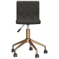vidaXL Sillas de comedor giratorias 4 unidades terciopelo gris oscuro