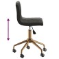 vidaXL Sillas de comedor giratorias 4 unidades terciopelo gris oscuro