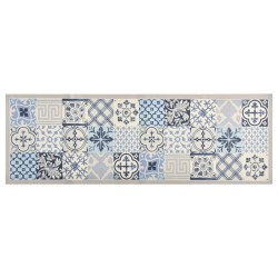 vidaXL Alfombra de cocina lavable mosaico 60x300 cm