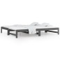 vidaXL Sofá cama extraíble madera maciza de pino gris 2x(90x200) cm vidaXL Sofá cama extraíble madera maciza de pino gris 2x(90x200) cm