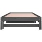 vidaXL Sofá cama extraíble madera maciza de pino gris 2x(90x200) cm vidaXL Sofá cama extraíble madera maciza de pino gris 2x(90x200) cm