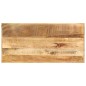 vidaXL Mesa de bar madera maciza de mango rugosa 120x58x107 cm
