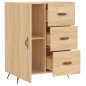 vidaXL Aparador de madera de ingeniería roble Sonoma 69,5x34x90 cm vidaXL Aparador de madera de ingeniería roble Sonoma 69,5x34x90 cm