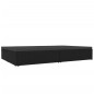 vidaXL Tumbona convertible con cojines de ratán sintético negro vidaXL Tumbona convertible con cojines de ratán sintético negro