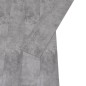 vidaXL Lamas para suelo de PVC autoadhesivas marrón cemento 5,02m² 2mm vidaXL Lamas para suelo de PVC autoadhesivas marrón cemento 5,02m² 2mm