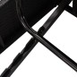 vidaXL Tumbona convertible con cojines de ratán sintético negro vidaXL Tumbona convertible con cojines de ratán sintético negro