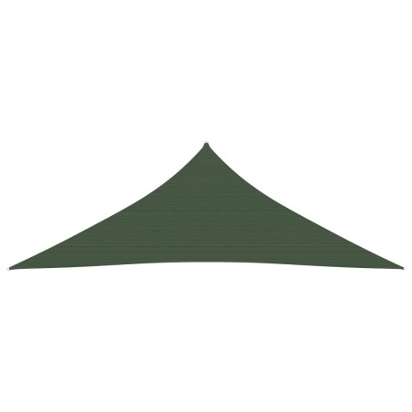 vidaXL Toldo de vela verde oscuro HDPE 160 g/m² 5x5x5 m