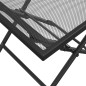 vidaXL Mesa de jardín plegable malla acero gris antracita 38x38x38 cm vidaXL Mesa de jardín plegable malla acero gris antracita 38x38x38 cm