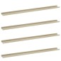 vidaXL Estantes de pared 4 unidades blanco y roble Sonoma 115x9x3 cm vidaXL Estantes de pared 4 unidades blanco y roble Sonoma 115x9x3 cm