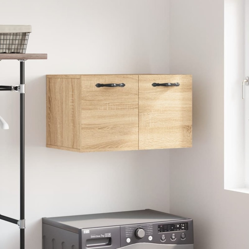 vidaXL Armario de pared madera ingeniería roble Sonoma 60x36,5x35 cm vidaXL Armario de pared madera ingeniería roble Sonoma 60x36,5x35 cm