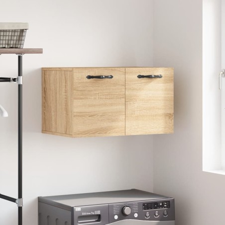 vidaXL Armario de pared madera ingeniería roble Sonoma 60x36,5x35 cm