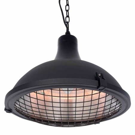 Sunred Calefactor colgante Indus II halógeno negro 2100 W