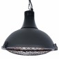 Sunred Calefactor colgante Indus II halógeno negro 2100 W Sunred Calefactor colgante Indus II halógeno negro 2100 W