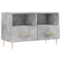 vidaXL Mueble para TV madera contrachapada gris hormigón 80x36x50 cm
