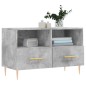 vidaXL Mueble para TV madera contrachapada gris hormigón 80x36x50 cm