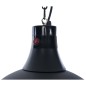 Sunred Calefactor colgante Indus II halógeno negro 2100 W Sunred Calefactor colgante Indus II halógeno negro 2100 W