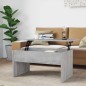 vidaXL Mesa de centro madera contrachapada gris Sonoma 80x50,5x41,5 cm vidaXL Mesa de centro madera contrachapada gris Sonoma 80x50,5x41,5 cm