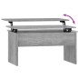 vidaXL Mesa de centro madera contrachapada gris Sonoma 80x50,5x41,5 cm vidaXL Mesa de centro madera contrachapada gris Sonoma 80x50,5x41,5 cm