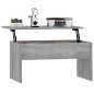 vidaXL Mesa de centro madera contrachapada gris Sonoma 80x50,5x41,5 cm vidaXL Mesa de centro madera contrachapada gris Sonoma 80x50,5x41,5 cm
