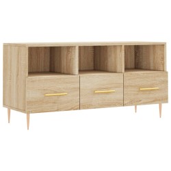 vidaXL Mueble de TV madera de ingeniería roble Sonoma 102x36x50 cm