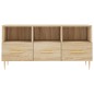 vidaXL Mueble de TV madera de ingeniería roble Sonoma 102x36x50 cm vidaXL Mueble de TV madera de ingeniería roble Sonoma 102x36x50 cm