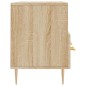 vidaXL Mueble de TV madera de ingeniería roble Sonoma 102x36x50 cm vidaXL Mueble de TV madera de ingeniería roble Sonoma 102x36x50 cm
