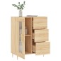 vidaXL Aparador de madera de ingeniería roble Sonoma 69,5x34x90 cm vidaXL Aparador de madera de ingeniería roble Sonoma 69,5x34x90 cm