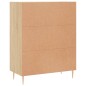 vidaXL Aparador de madera de ingeniería roble Sonoma 69,5x34x90 cm vidaXL Aparador de madera de ingeniería roble Sonoma 69,5x34x90 cm