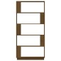 vidaXL Estantería/divisor madera de pino marrón miel 80x25x163,5 cm vidaXL Estantería/divisor madera de pino marrón miel 80x25x163,5 cm