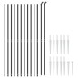 vidaXL Cerca de alambre con pinchos de anclaje gris antracita 1,8x25 m vidaXL Cerca de alambre con pinchos de anclaje gris antracita 1,8x25 m