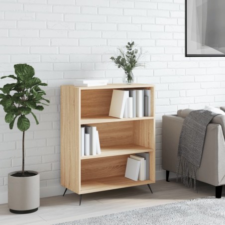vidaXL Estantería madera de ingeniería roble Sonoma 69,5x32,5x90 cm