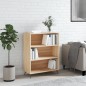 vidaXL Estantería madera de ingeniería roble Sonoma 69,5x32,5x90 cm vidaXL Estantería madera de ingeniería roble Sonoma 69,5x32,5x90 cm