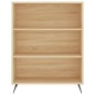 vidaXL Estantería madera de ingeniería roble Sonoma 69,5x32,5x90 cm vidaXL Estantería madera de ingeniería roble Sonoma 69,5x32,5x90 cm